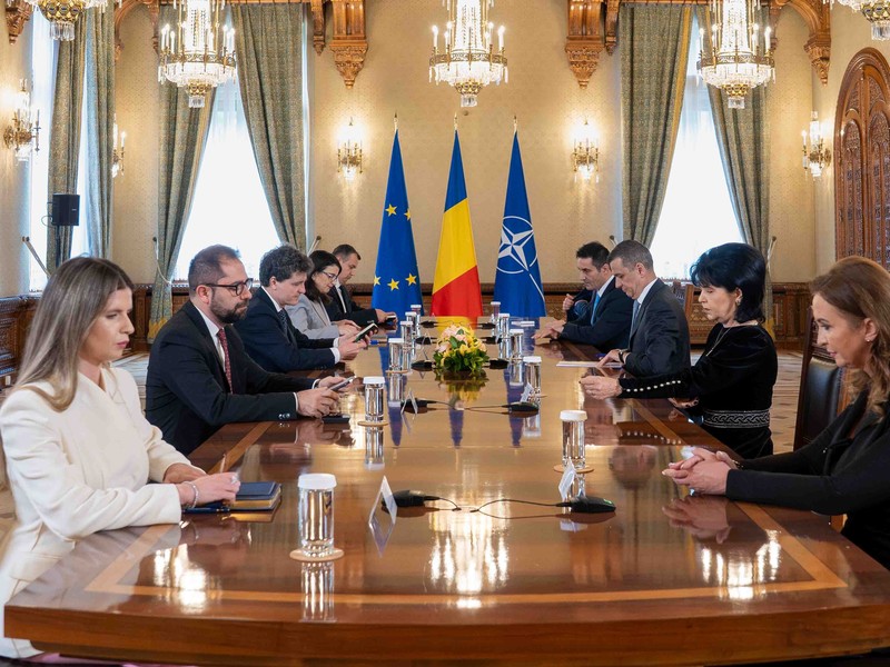 Nicușor Dan față în față cu Sorin Grindeanu la ultima consultare oficială FOTO Presidency