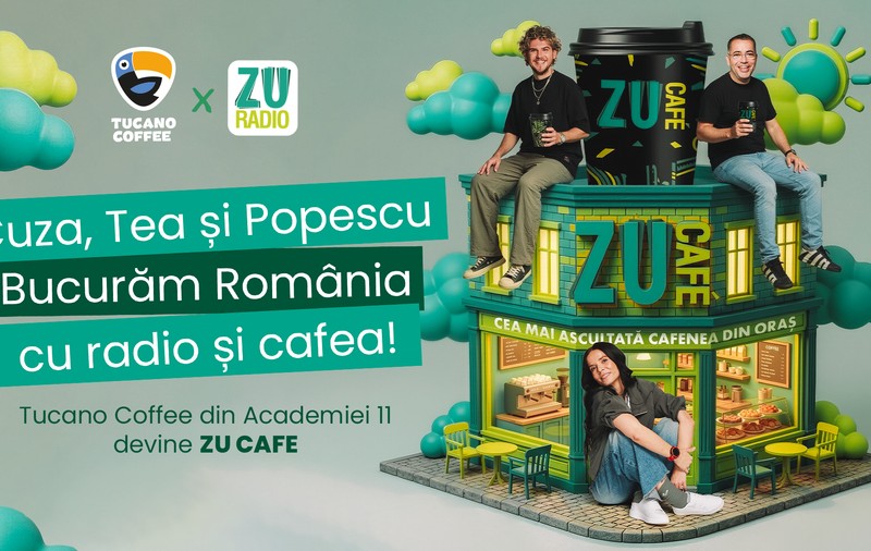 ZU CAFE: Popescu, Cuza și Tea transmit, joi și vineri, din Tucano Coffee Academiei