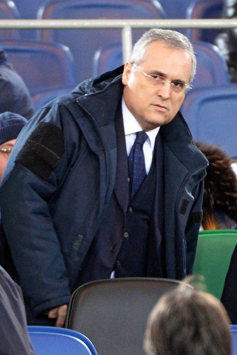 Claudio Lotito EPA/MAURIZIO BRAMBATTI