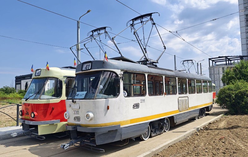 O nouă linie de tramvai din București a fost testată de „bătrânele” Tatra înainte de „a ieși la pensie” pe 19 iulie