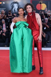 Timothee Chalamet, Taylor Russell attends the premiere screening of the movie “Bones and all” during the 79th Venice International Film Festival on September 02, 2022 in Venice, Italy. Photo by Marco Piovanotto/Abacapress.com