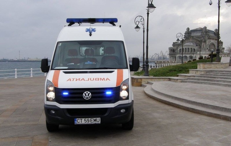 Trafic blocat pe Autostrada A4, spre Valu lui Traian, după un accident în lanț cu trei mașini