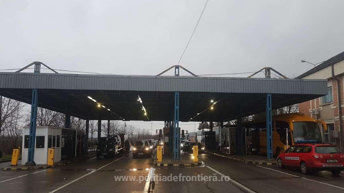 Trafic mărit de Sărbători la granițele țării. Foto: Poliția de Frontieră