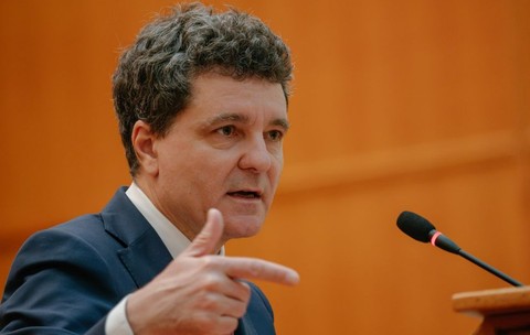 Nicușor Dan a reafirmat sprijinul României pentru Ucraina, a explicat situația dronelor din Marea Neagră și a anunțat că va cere capabilități suplimentare de la NATO. Foto: Getty Images