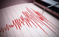 Un seismograf care înregistrează magnitudinea unui cutremur