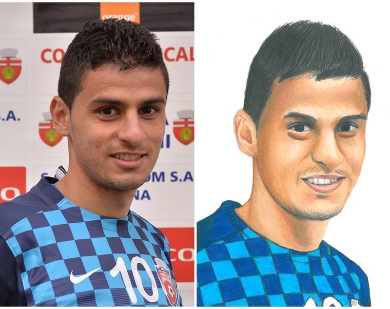 Un puști talentat i-a desenat pe jucătorii de la FC Botoșani! Vezi cum arată caricaturile fotbaliștilor