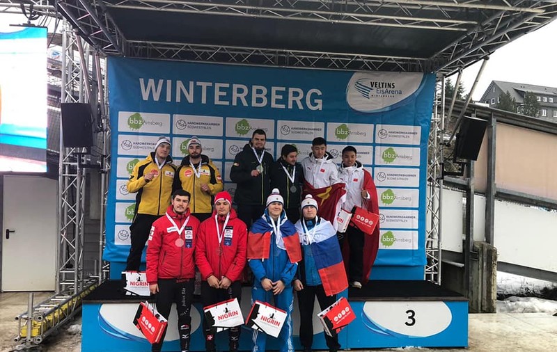 Mihai Tentea și Ciprian Daroczi, campioni mondiali U23 la bob 2