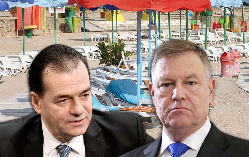 Ocupați terasele! Ocupați plajele! Acestea sunt sfaturile președintelui și premierului, în fața unui popor îngrijorat, într-o lume în care flăcările se ridică la propriu﻿