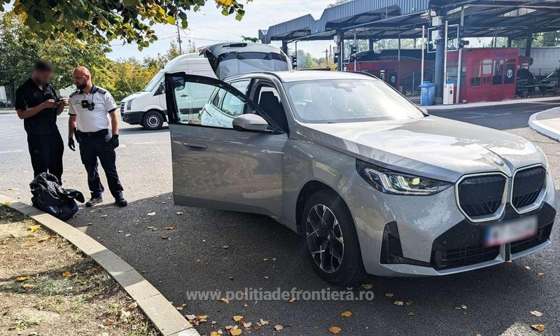 BMW X3 de 320.000 lei, furat din Polonia, oprit la vama Sculeni Sursa foto: Poliția de Frontieră