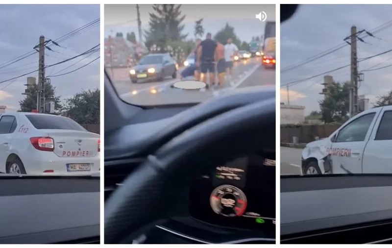 Un bărbat a fost accidentat mortal pe o trecere de pietoni de o mașină a pompierilor de la ISU Vrancea