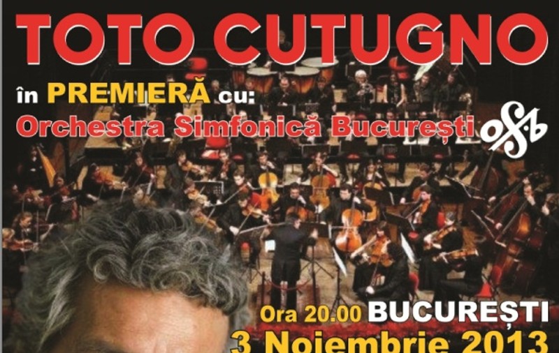 Dupa 20 de ani, Toto Cutugno revine la Brasov in data de 5 noiembrie, la Sala Sporturilor!