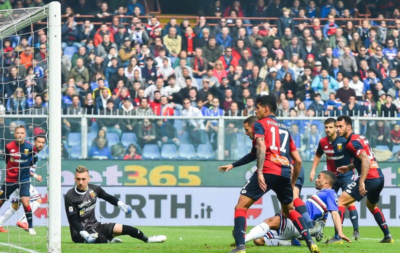 Portarul român Andrei Radu a primit două goluri în ”Derby della Lanterna”. Atmosferă senzațională la Sampdoria - Genoa | VIDEO&FOTO
