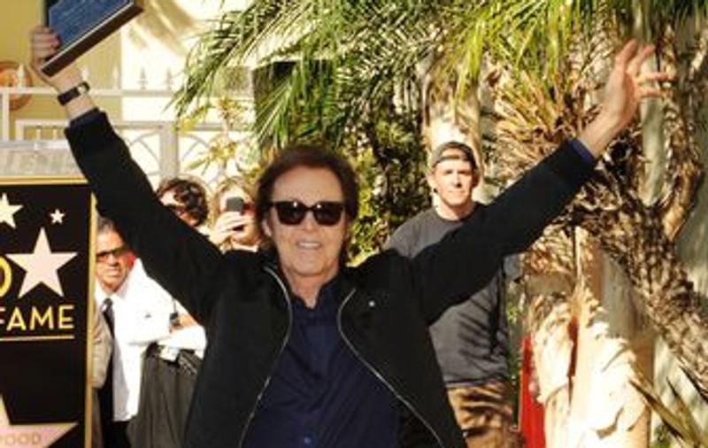 Paul McCartney are şi el o stea pe "Walk Of Fame" | FOTO