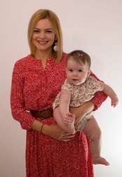 Lavinia Petrea alături de Karin