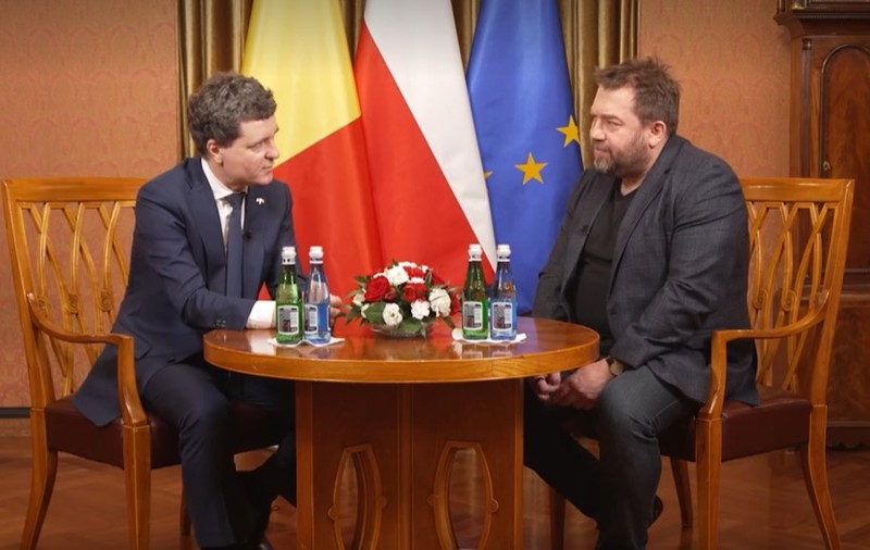 Nicușor Dan explică pentru presa poloneză motivul deplasării la Varșovia, provocările la adresa UE și cum preferă să se încheie războiul din Ucraina