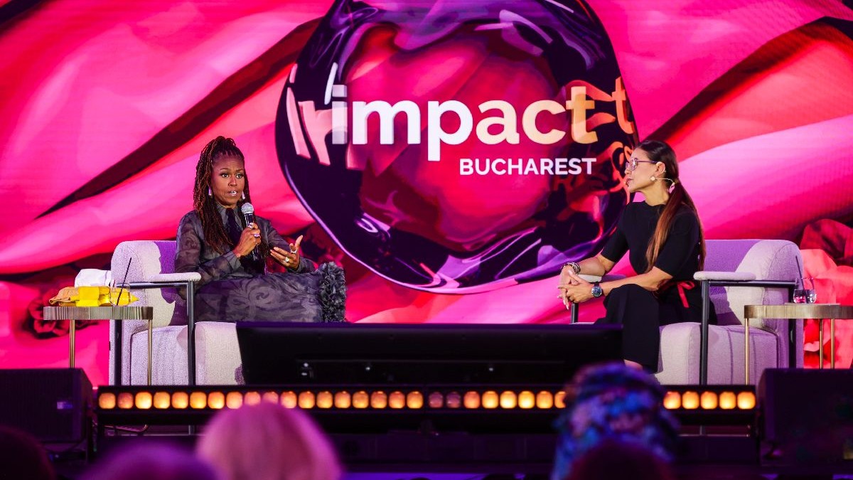 Michelle Obama, pe scena Impact Bucharest 2025