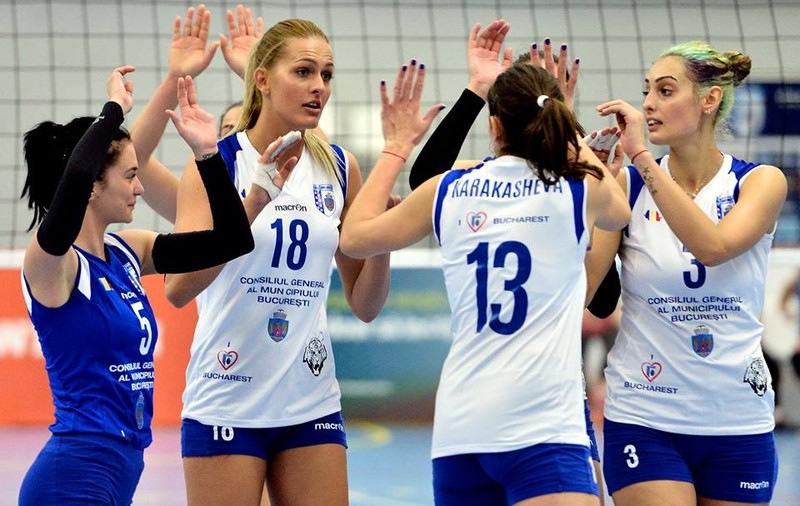 CSM Bucureşti, în 16-imile Cupei Challenge la volei. Celelalte rezultate