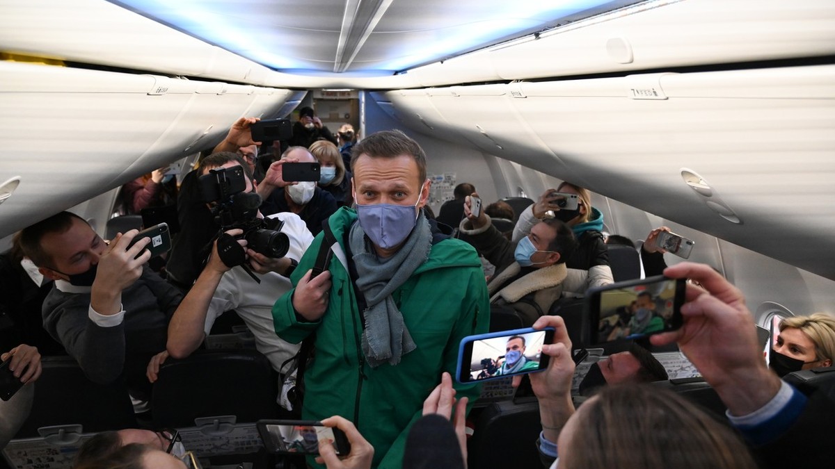 Alexei Navalnîi a ajuns în Rusia (foto Profimedia)