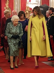 Regina Elizabeth II, Melania Trump și Carmen Iohannis (Sursă foto: EPA)
