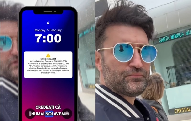Ce a pățit Smiley în America: „Nu credeam că o să trăiesc așa ceva la Hollywood”. Artistul și Gina Pistol nu se întorc încă în România