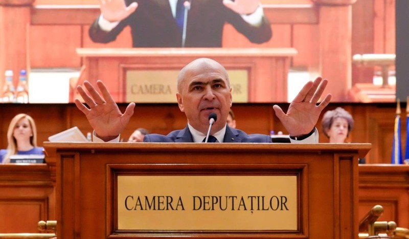 Ilie Bolojan, în Parlament, în ziua moțiunii de cenzură care a dus la căderea Guvernului său, pe 5 mai 2026. Foto: Profimedia