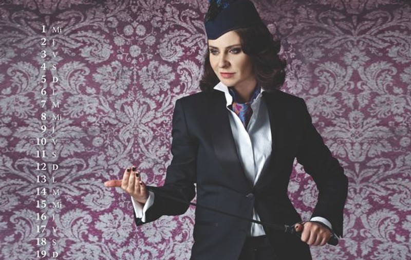 Adina Buzatu, ședință foto în haine bărbătești | FOTO