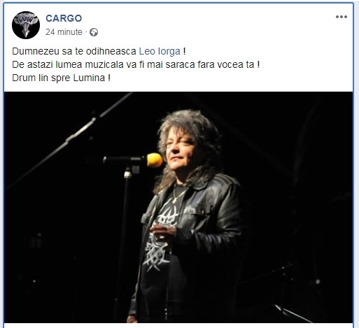 Mesajul trupei Cargo