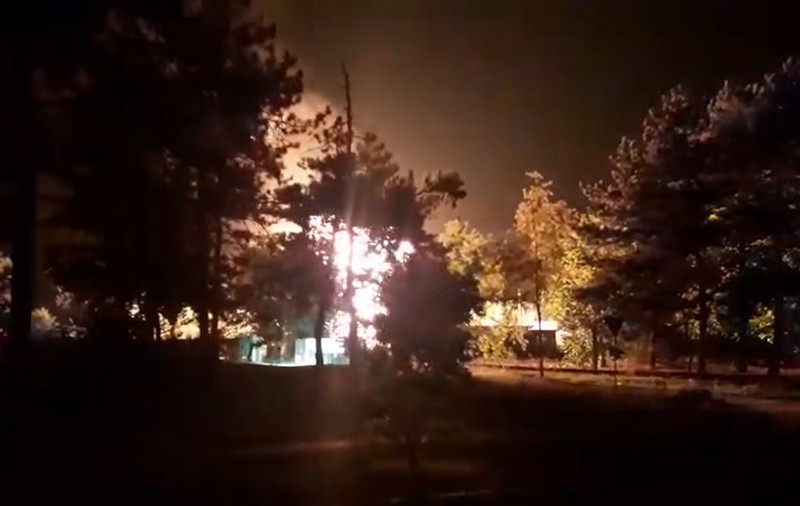 Punga de gaze de la Amara a explodat: flăcările se înalță la zeci de metri în aer, a fost emis mesaj RO-Alert
