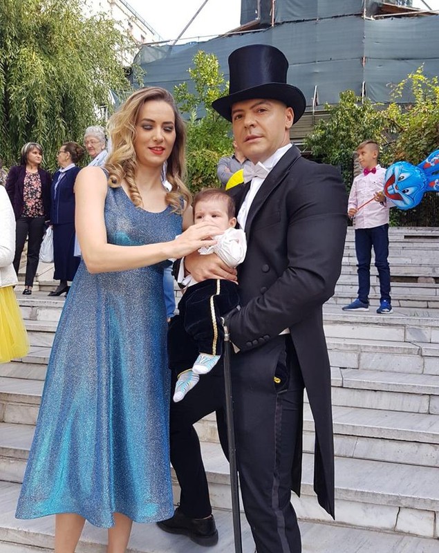 FOTO/ Cornel Păsat și-a botezat băiețelul. Primele imagini de la eveniment