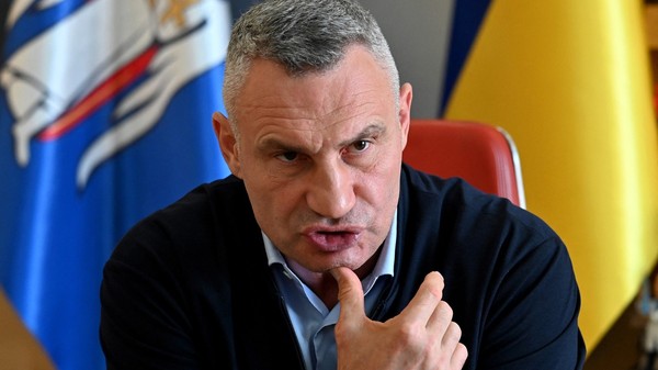 Primarul Kievului, Vitali Kliciko, în timpul interviului acordat pentru AFP Sursa foto: Profimedia