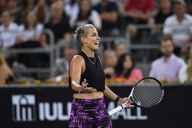 Bethanie a venit din Arizona, SUA, special pentru meciul de retragere. Foto: Agerpres
