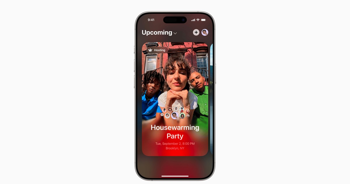 Noua aplicație Apple Invites.