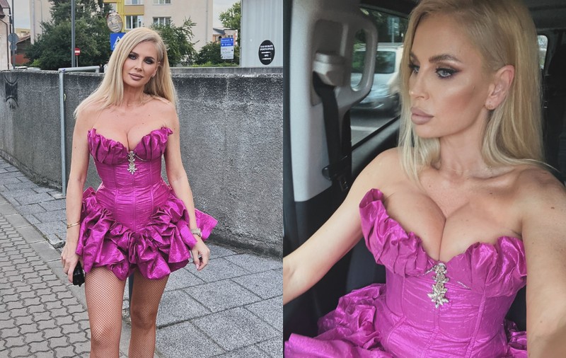 Apariția Andreei Bănică într-o rochie decoltată n-a fost pe placul fanilor. Artista a răbufnit: „Eu mă îmbrac cum îmi place mie și soțului”