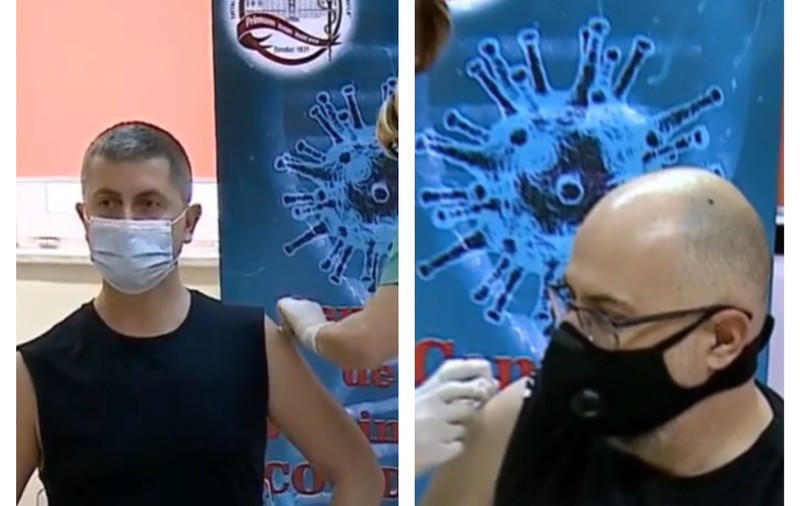 VIDEO | Membrii Guvernului s-au vaccinat împotriva Covid-19 la Spitalul Militar din București