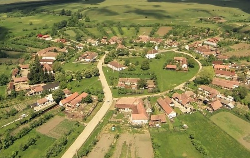 FOTO și VIDEO/ Charlottenburg, singurul sat circular din România
