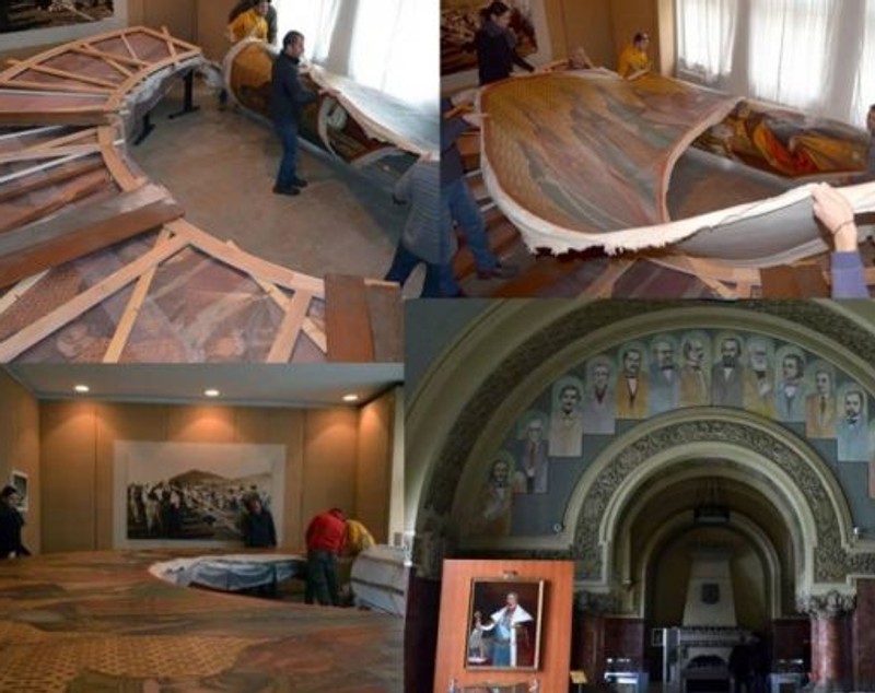 REPORTAJ: Istoria frumoasă, dar tristă a Sălii Unirii din Alba Iulia: de Centenar, închisă pentru restaurare