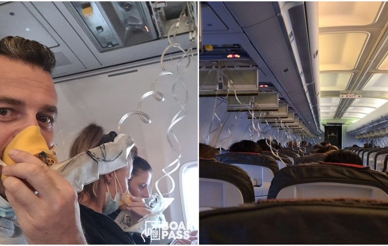 Un avion Blue Air care venea din Praga s-a depresurizat înainte de aterizarea la București. Măștile de oxigen s-au activat