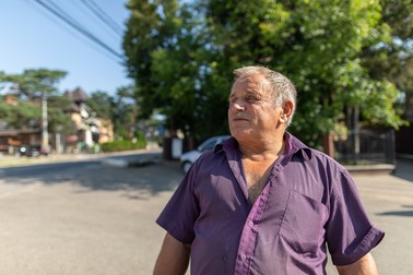 George, unul dintre cei 94 de locuitori din Iaslovăț care s-au imunizat la COVID