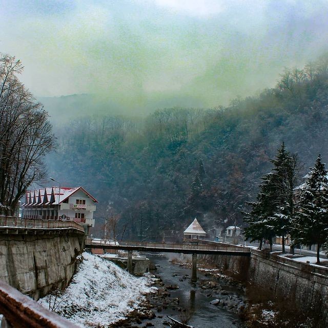 Fotografie în Herculane, făcută de italian