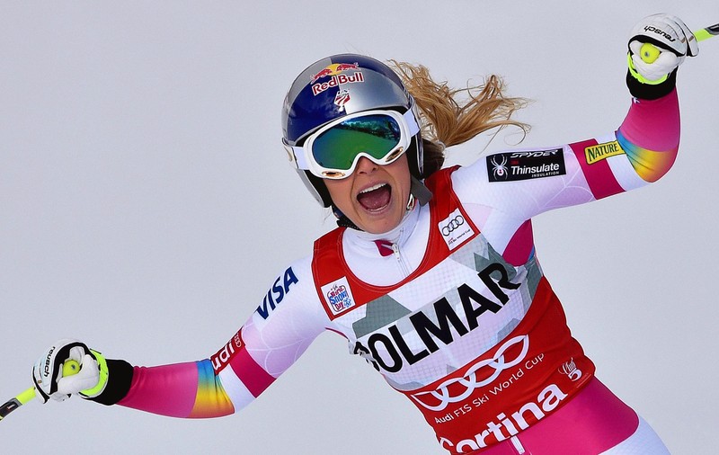 Ce nebunie! Lindsey Vonn și-a luat la ciocane schiurile! VIDEO