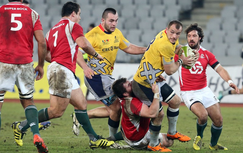 ”Stejarii”, victorie Cupa Europeană de rugby: 39-14 cu Portugalia. Primă repriză catastrofală