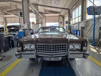 Cadillac Eldorado 1973 la RAR Iași Sursa foto: Facebook/RAR