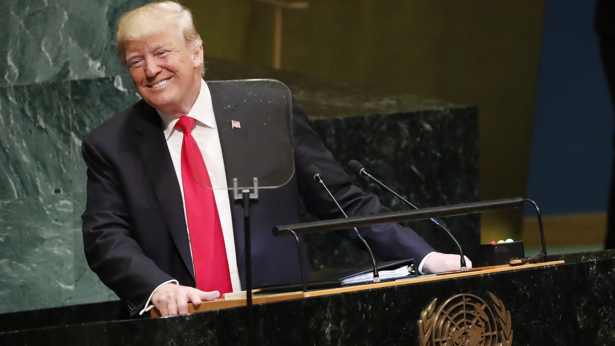 Liderii lumii au râs de Donald Trump la ONU