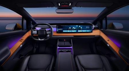 Interiorul modelului Huundai Ioniq V