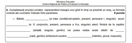 Cerința care le-a creat probleme elevilor la examenul de română de la Evaluarea Națională