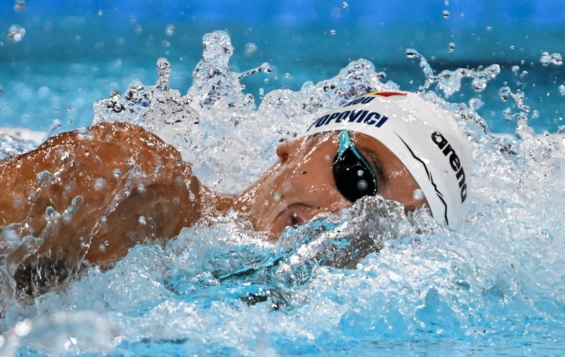 „Nu mi-a păsat de medalie, aşa am câştigat!” David Popovici a dezvăluit cum și-a dat seama că a terminat primul cursa în care a devenit campion olimpic