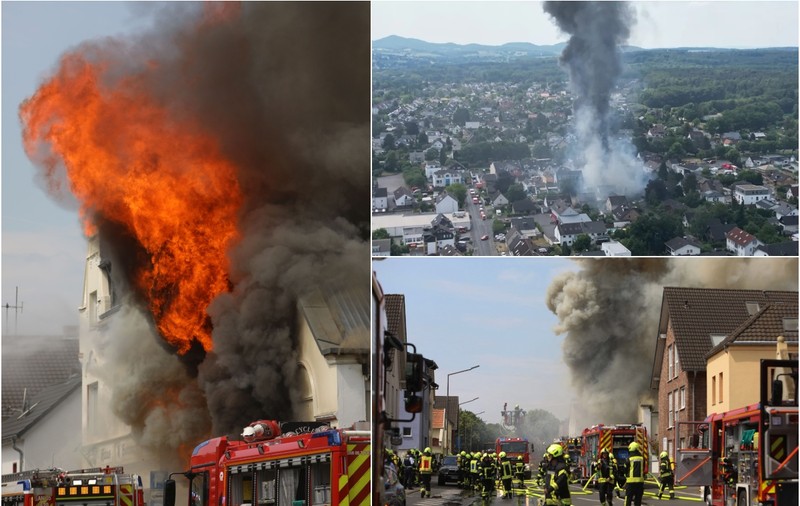 Doi pompieri voluntari, o femeie și un bărbat, uciși de o explozie în timp ce încercau să stingă un incendiu uriaș la un magazin de motociclete, în Germania