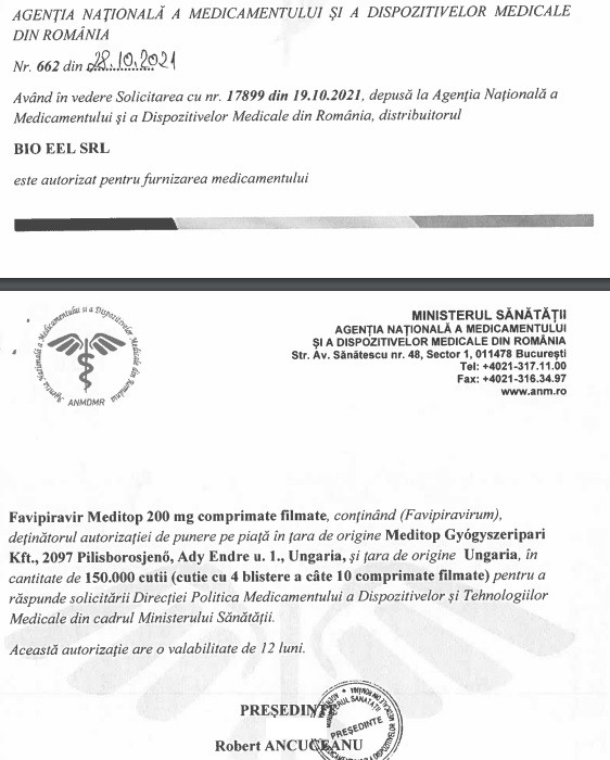 Autorizația emisa de ANM