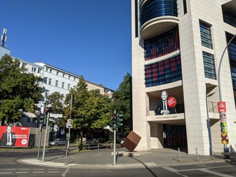 Sediul partidului SPD din Berlin în timpul campaniei electorale. Berlin, septembrie 2021&nbsp;