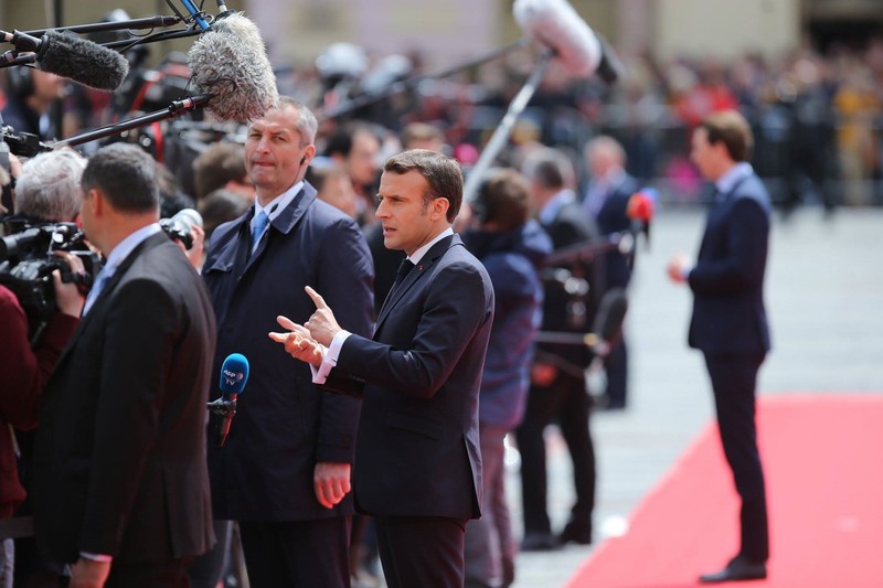 Emmanuel Macron, președintele Franței (Foto: Dumitru Angelescu)